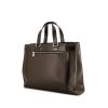Shopping bag Louis Vuitton in pelle taiga marrone e pelle marrone - 00pp thumbnail