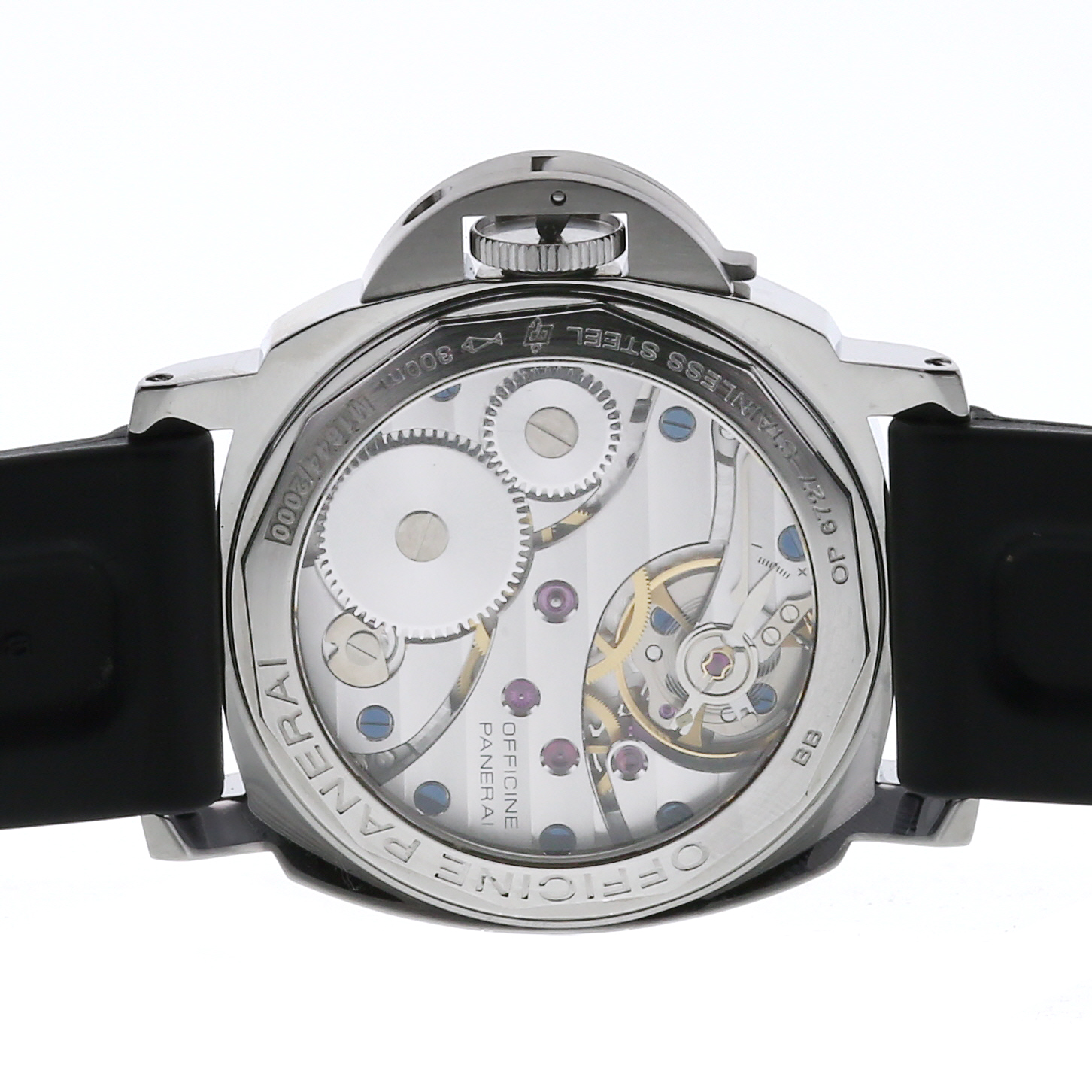 Panerai watch in stainless steel Ref: OP6727 Circa 2010 - Detail D2