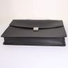 Borsa portadocumenti Louis Vuitton Angara in pelle taiga nera - Detail D4 thumbnail