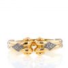 Bracelet époque années 80 Zolotas en or jaune,  or blanc et diamants - 360 thumbnail