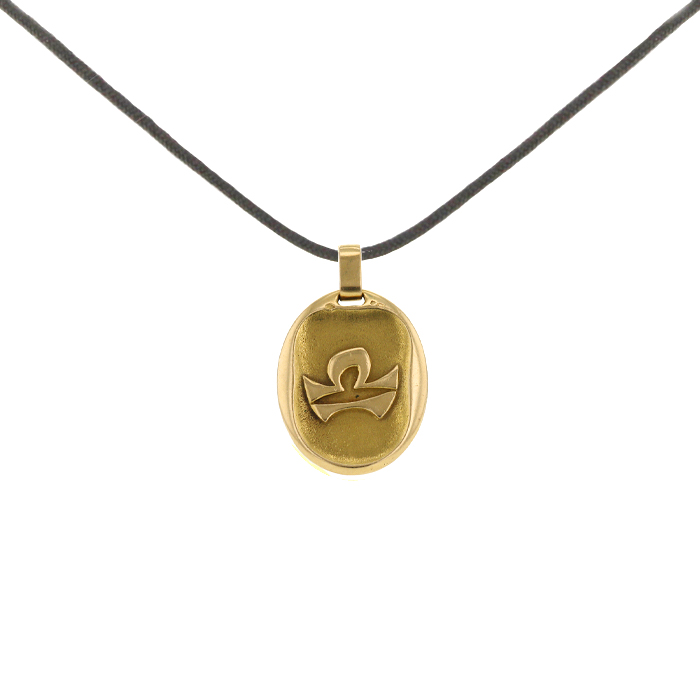 Cartier 1970's Zodiac "Libra" pendant in yellow gold - Detail D3