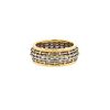 Cartier 1990's ring in stainless steel and yellow gold - 00pp thumbnail