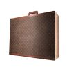 Louis Vuitton suitcase in monogram canvas and brown lozine (vulcanised fibre) - Detail D1 thumbnail