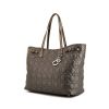 Dior Panarea handbag in golden brown canvas cannage and golden brown leather - 00pp thumbnail