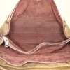 Yves Saint Laurent Muse Two handbag in golden brown leather and brown suede - Detail D2 thumbnail