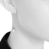 Paire de pendants d'oreilles mobile Pomellato Veleno en or jaune et topazes - Detail D1 thumbnail