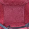 Shopping bag Céline Phantom in pelle blu e profili rosa - Detail D2 thumbnail
