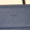 Céline Phantom shopping bag in blue leather and pink piping - Detail D3 thumbnail