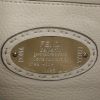 Fendi Peekaboo Selleria medium model shoulder bag in grey grained leather - Detail D4 thumbnail