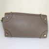 Bolso de mano Celine Luggage en cuero color topo - Detail D4 thumbnail