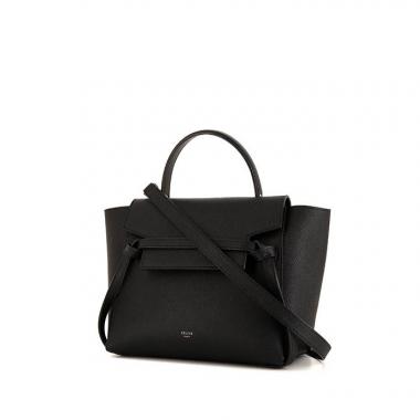 Borsa Celine Belt piccola in pelle nera
