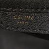 Bolso de mano Celine Luggage modelo mediano en ante color crema y cuero negro - Detail D3 thumbnail