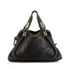 Chloé Paraty handbag in black leather - 360 thumbnail