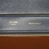 Celine Trapeze medium model handbag in blue leather and blue suede - Detail D4 thumbnail