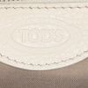 Tod's handbag in off-white grained leather - Detail D3 thumbnail