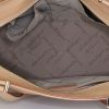 Salvatore Ferragamo Gancini handbag in beige leather - Detail D3 thumbnail