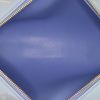 Bolso de mano Louis Vuitton Papillon en charol Monogram azul y cuero natural - Detail D2 thumbnail