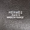 Hermes Plume handbag in beige canvas and brown Barenia leather - Detail D3 thumbnail
