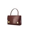 Hermès Piano bag in burgundy box leather - 00pp thumbnail