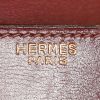 Hermès Piano bag in burgundy box leather - Detail D3 thumbnail
