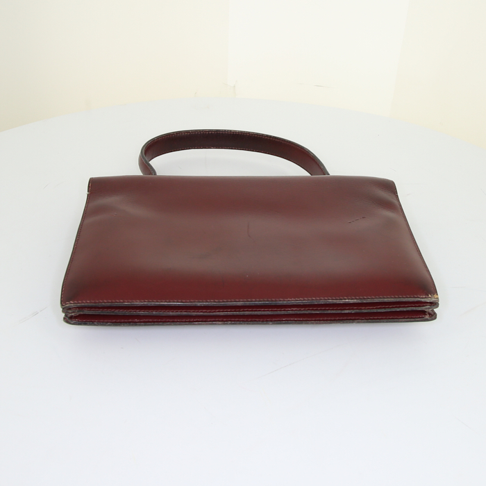 Borsa Hermès Piano in pelle box bordeaux - Detail D4