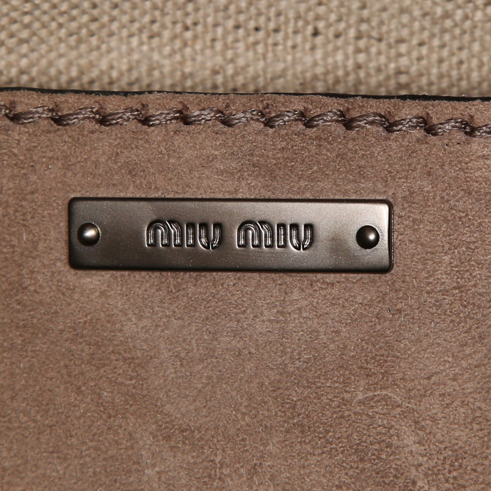 Borsa Miu Miu in pelle nera - Detail D3