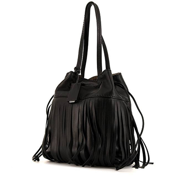 Sac à main Miu Miu en cuir noir
