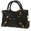 Balenciaga  City handbag  in black leather - 00pp thumbnail