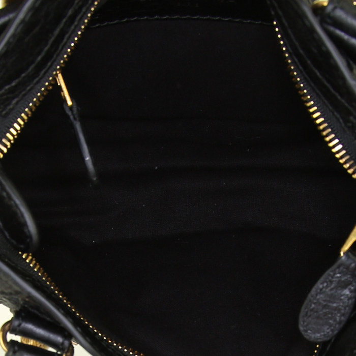 Borsa Balenciaga Giant City in pelle nera - Detail D3