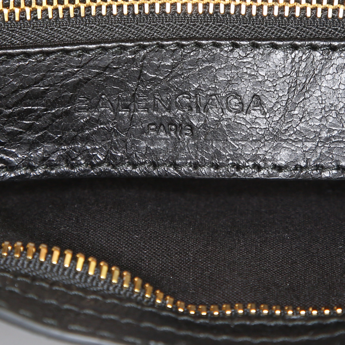 Borsa Balenciaga Giant City in pelle nera - Detail D4