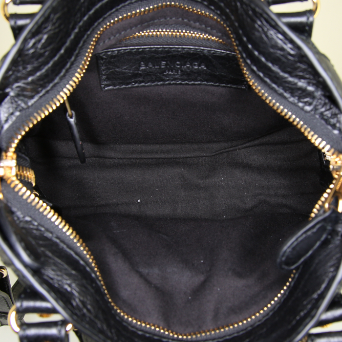 Borsa Balenciaga Giant City in pelle nera - Detail D3