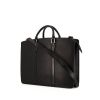 Porta-documentos Louis Vuitton Lozan en cuero taiga negro - 00pp thumbnail