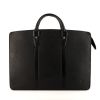 Porta-documentos Louis Vuitton Lozan en cuero taiga negro - 360 thumbnail