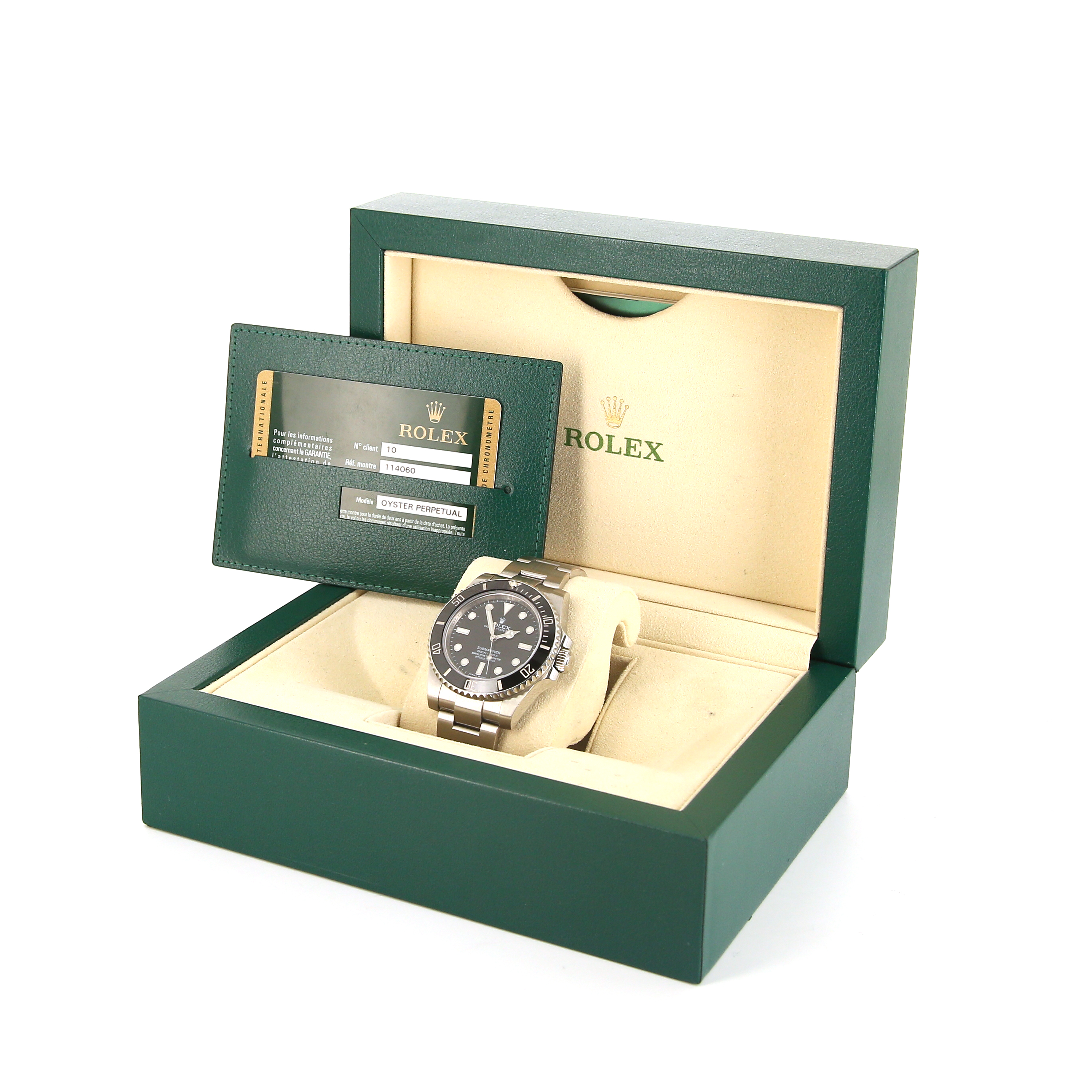 Rolex Submariner watch in stainless steel Ref:  114060 Circa  2014 - Detail D2