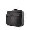 Louis Vuitton Pilot suitcase in grey damier canvas and black leather - 00pp thumbnail