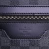 Louis Vuitton Pilot suitcase in grey damier canvas and black leather - Detail D3 thumbnail