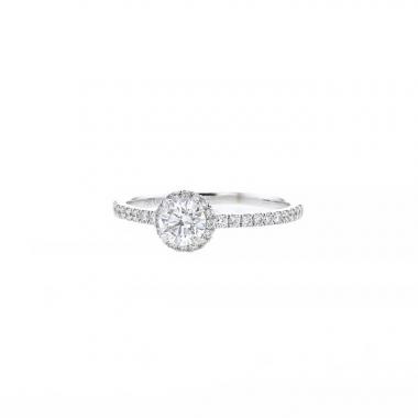Sortija Messika Joy en oro blanco y diamantes