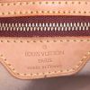 Bolso de mano Louis Vuitton Looping en lona Monogram marrón y cuero natural - Detail D3 thumbnail