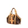Louis Vuitton Edition Limitée Theda handbag in brown monogram canvas and natural leather - 00pp thumbnail