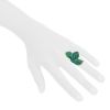 Anello Vintage in titano verde e diamanti - Detail D1 thumbnail