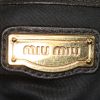 Miu Miu shoulder bag in black leather - Detail D4 thumbnail