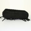Saint Laurent College shoulder bag in black quilted suede - Detail D5 thumbnail