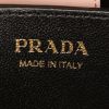 Sac à main Prada Double en cuir saffiano rose - Detail D4 thumbnail