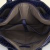 Bottega Veneta briefcase in blue intrecciato leather - Detail D3 thumbnail