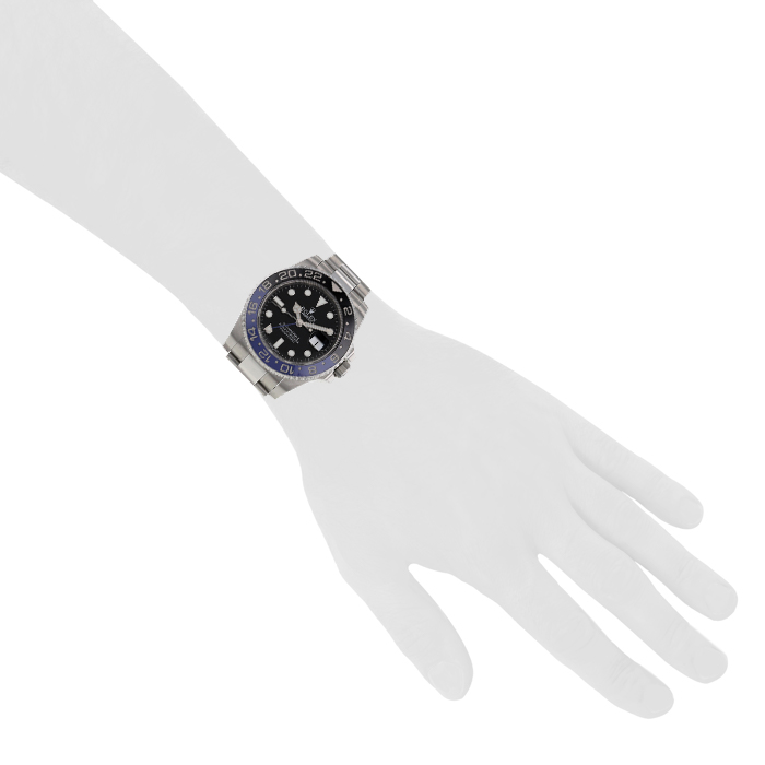 Rolex GMT-Master II watch in stainless steel Ref: 116710 Circa 2010 - Detail D1