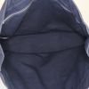 Sac cabas Hermes Toto Bag - Shop Bag en toile bleue et noire - Detail D2 thumbnail