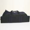 Sac cabas Hermes Toto Bag - Shop Bag en toile bleue et noire - Detail D4 thumbnail