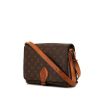 Louis Vuitton Cartouchiére large model messenger bag in brown monogram canvas and natural leather - 00pp thumbnail
