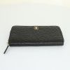 Chanel Camelia - Wallet wallet in black leather - Detail D4 thumbnail