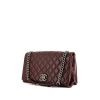 Bolso Chanel en cuero acolchado color burdeos - 00pp thumbnail